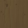 Cadre de lit sans matelas marron miel 100x200 cm bois massif 