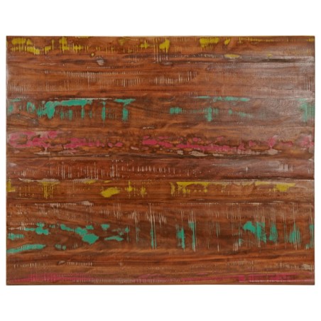 Dessus de table 90x80x3,8 cm rectangulaire bois massif récupéré 