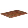 Dessus de table 90x80x3,8 cm rectangulaire bois massif récupéré 