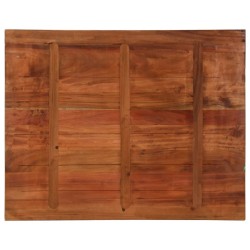 Dessus de table 90x80x3,8 cm rectangulaire bois massif récupéré 