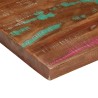 Dessus de table 90x80x3,8 cm rectangulaire bois massif récupéré 