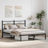 Cadre de lit sans matelas chêne sonoma 150x200 cm 