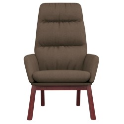 Chaise de relaxation Taupe Tissu 
