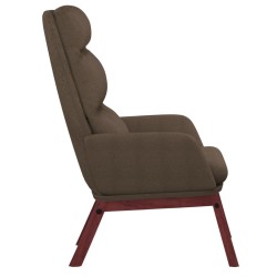 Chaise de relaxation Taupe Tissu 