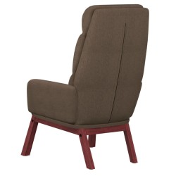 Chaise de relaxation Taupe Tissu 