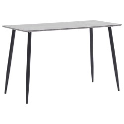 Table de salle à manger Gris 120x60x75 cm MDF 