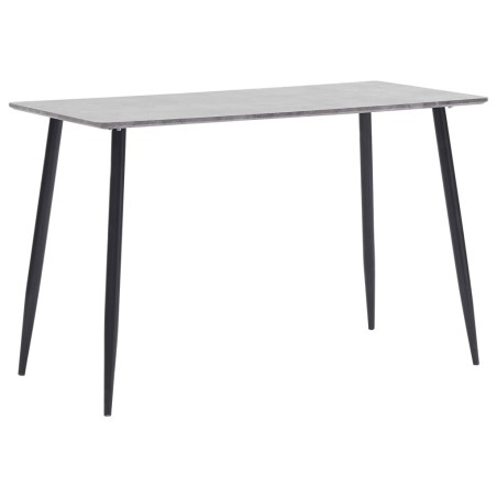 Table de salle à manger Gris 120x60x75 cm MDF 