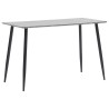 Table de salle à manger Gris 120x60x75 cm MDF 