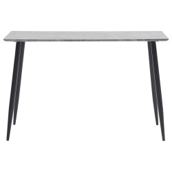 Table de salle à manger Gris 120x60x75 cm MDF 