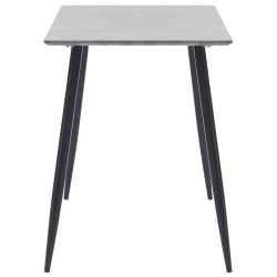 Table de salle à manger Gris 120x60x75 cm MDF 