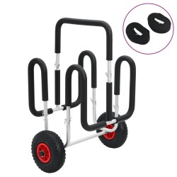 Chariot de SUP pour 2 planches de surf 90 kg aluminium 