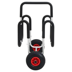 Chariot de SUP pour 2 planches de surf 90 kg aluminium 