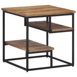 Table d'appoint 50x50x50 cm teck de récupération massif 
