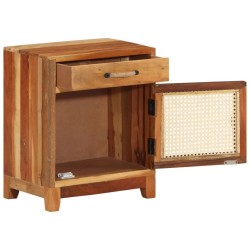 Table de chevet 40x30x50 cm Bois de récupération massif 