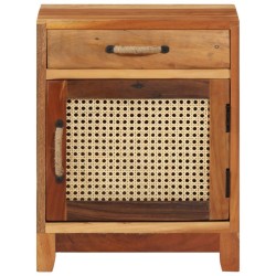 Table de chevet 40x30x50 cm Bois de récupération massif 