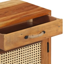 Table de chevet 40x30x50 cm Bois de récupération massif 