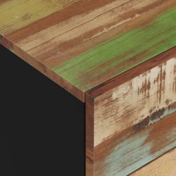 Table de chevet 50x33x60cm Bois de récupération et d'ingénierie 