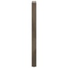 Pieds de table de bar en acier naturel, 2 pièces, 50 x (110-111) cm 