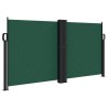Auvent latéral rétractable vert foncé 120x1200 cm 