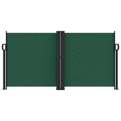 Auvent latéral rétractable vert foncé 120x1200 cm 