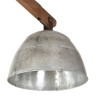 Plafonnier 25 W argent vintage 29x18x85 cm E27 