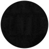 Tapis shaggy PAMPLONA poils longs moderne noir Ø 280 cm 