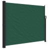 Auvent latéral rétractable vert foncé 160x500 cm 
