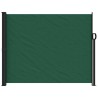 Auvent latéral rétractable vert foncé 160x500 cm 