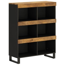 Armoire latérale 85x33x107 cm bois massif de manguier 