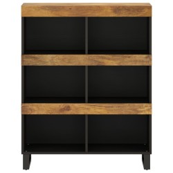 Armoire latérale 85x33x107 cm bois massif de manguier 