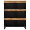 Armoire latérale 85x33x107 cm bois massif de manguier 