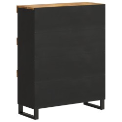 Armoire latérale 85x33x107 cm bois massif de manguier 
