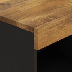 Armoire latérale 85x33x107 cm bois massif de manguier 