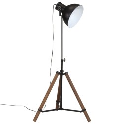 Lampadaire 25 W noir 75x75x90-150 cm E27 