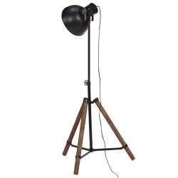 Lampadaire 25 W noir 75x75x90-150 cm E27 
