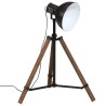 Lampadaire 25 W noir 75x75x90-150 cm E27 