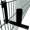 Distributeurs de bandes de clôture d'intimité 3 pcs Acier 