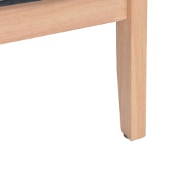 Canapé à 2 places Tissu Gris clair 