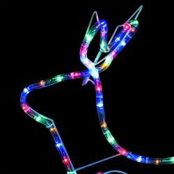 Décoration de Noël d'extérieur Renne et traîneau 252 LED 