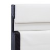 Cadre de lit avec LED sans matelas blanc 120x200 cm 
