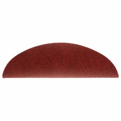 Tapis d'escalier autocollant 20 pcs rouge 56x17x3 cm 