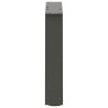Pieds de table basse en forme de V, 2 pièces, anthracite, 30 x (30-31,3) cm, acier 