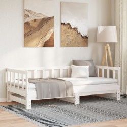Lit de jour et lit gigogne sans matelas 90x190 cm bois massif 