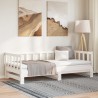 Lit de jour et lit gigogne sans matelas 90x190 cm bois massif 