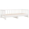 Lit de jour et lit gigogne sans matelas 90x190 cm bois massif 