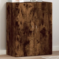 Armoire de classement chêne fumé bois d'ingénierie 