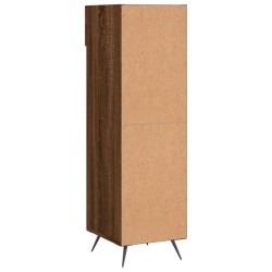 Meuble à chaussures chêne marron 30x35x105 cm bois d'ingénierie 