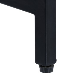 Table console 140 x 35 x 76 cm Bois de manguier massif brut 