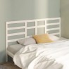 Tête de lit Blanc 186x4x104 cm Bois massif de pin 