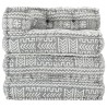 Pouf modulaire Gris clair Tissu 